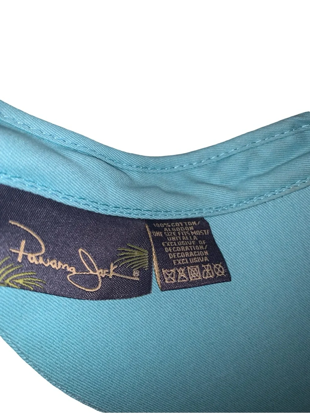 Turquoise Panama Jack Women's Sun Visor NWT  One Size Fits All